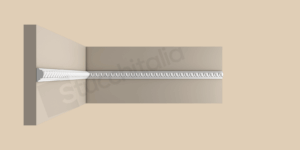 Cornice decorativa in gesso