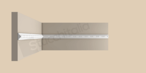 Cornice decorativa in gesso