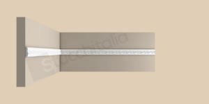 Cornice decorativa in gesso