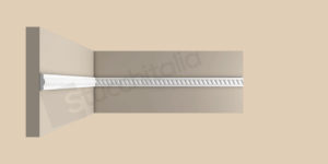 Cornice decorativa in gesso